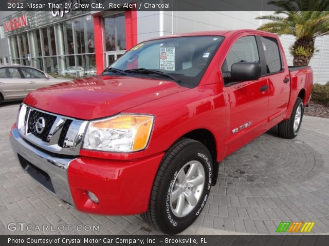 2012 Nissan Titan SV Crew Cab in Red Alert