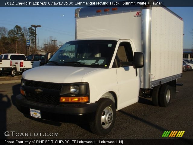 2012 Chevrolet Express Cutaway 3500 Commercial Moving Truck in Summit White