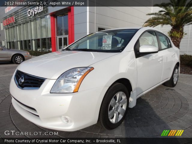 2012 Nissan Sentra 2.0 in Aspen White