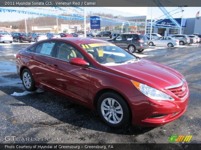 2011 Hyundai Sonata GLS in Venetian Red
