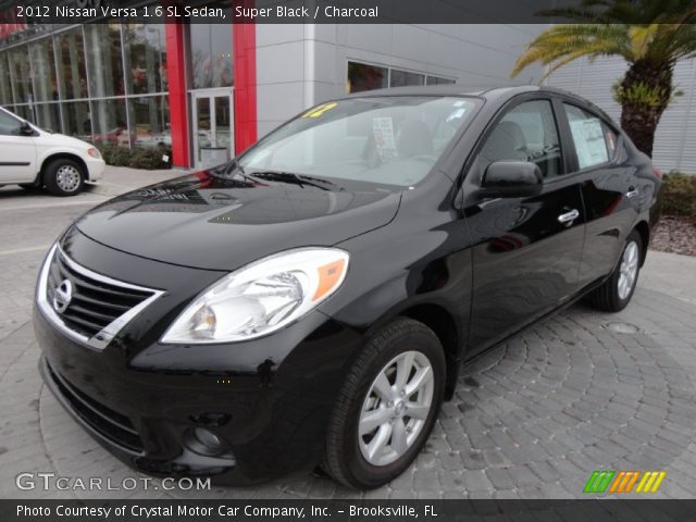 2012 Nissan Versa 1.6 SL Sedan in Super Black