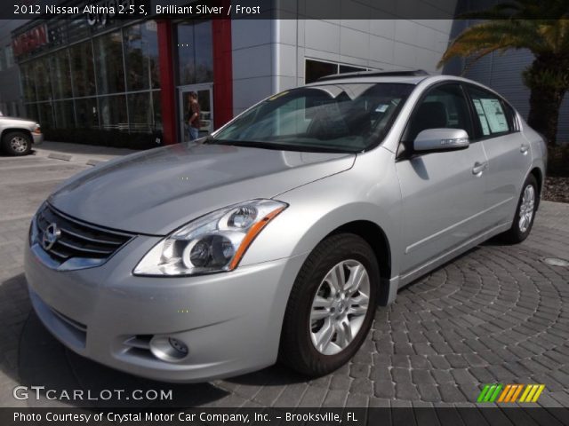 2012 Nissan Altima 2.5 S in Brilliant Silver