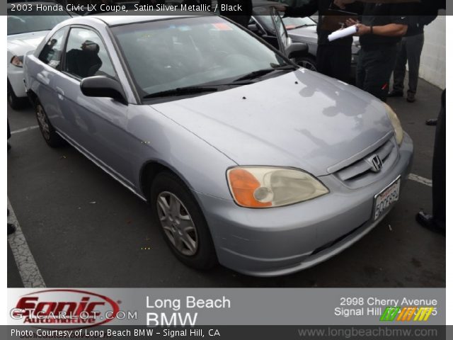 2003 Honda Civic LX Coupe in Satin Silver Metallic