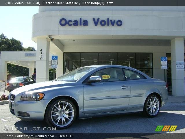 2007 Volvo S40 2.4i in Electric Silver Metallic