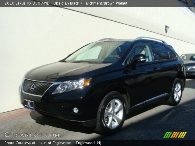 2010 Lexus RX 350 AWD in Obsidian Black
