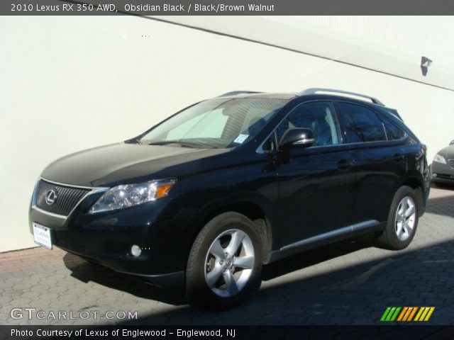 2010 Lexus RX 350 AWD in Obsidian Black