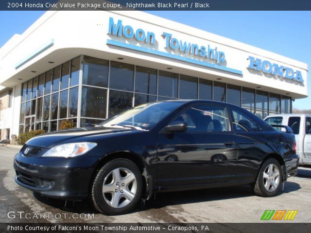 2004 Honda Civic Value Package Coupe in Nighthawk Black Pearl