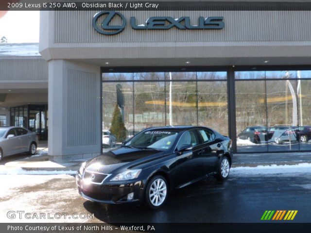 2009 Lexus IS 250 AWD in Obsidian Black