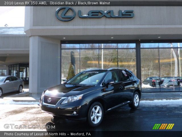 2010 Lexus RX 350 AWD in Obsidian Black