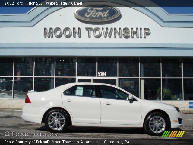 2012 Ford Fusion SEL in White Suede