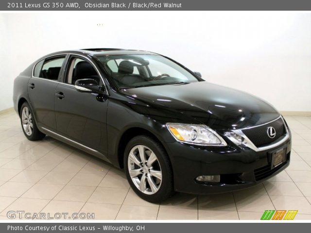 2011 Lexus GS 350 AWD in Obsidian Black
