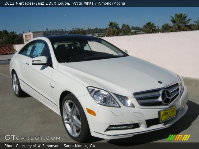 2012 Mercedes-Benz E 350 Coupe in Arctic White
