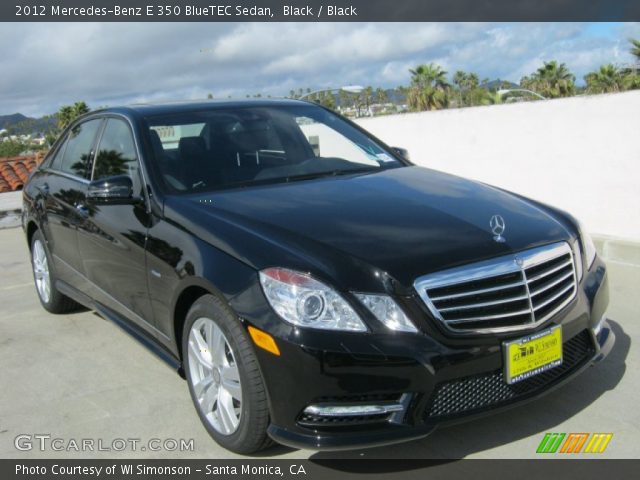 2012 Mercedes-Benz E 350 BlueTEC Sedan in Black