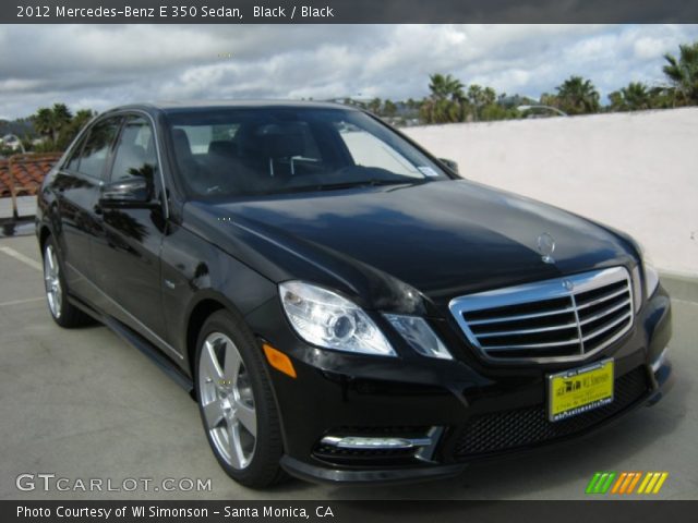 2012 Mercedes-Benz E 350 Sedan in Black