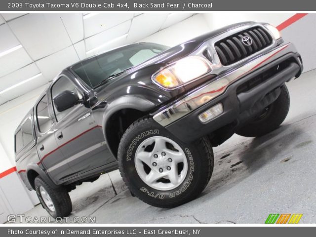 2003 Toyota Tacoma V6 Double Cab 4x4 in Black Sand Pearl