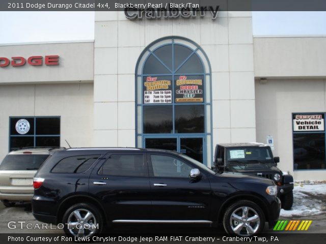 2011 Dodge Durango Citadel 4x4 in Blackberry Pearl