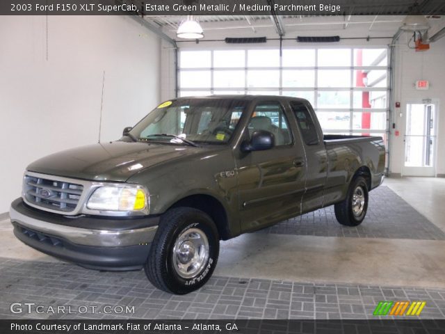 2003 Ford F150 XLT SuperCab in Estate Green Metallic