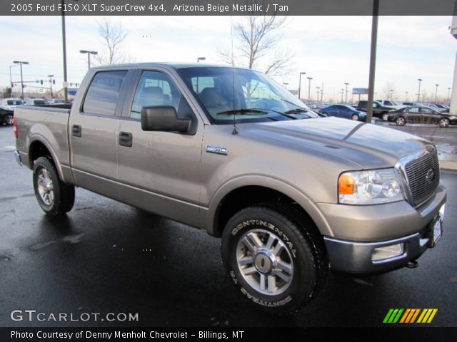 2005 Ford F150 XLT SuperCrew 4x4 in Arizona Beige Metallic