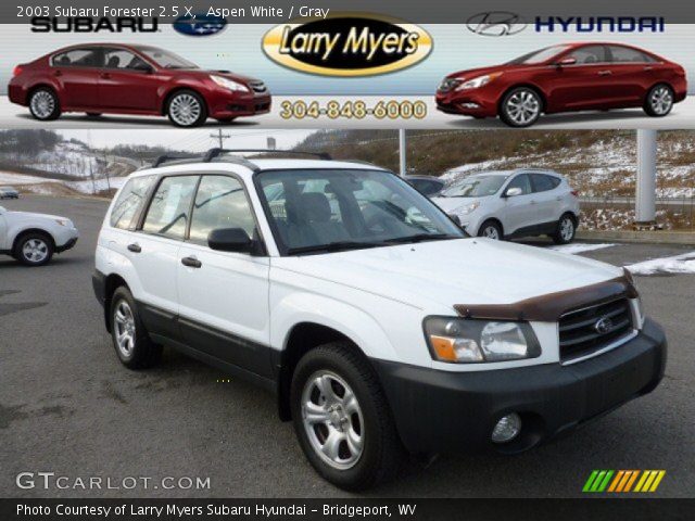 2003 Subaru Forester 2.5 X in Aspen White