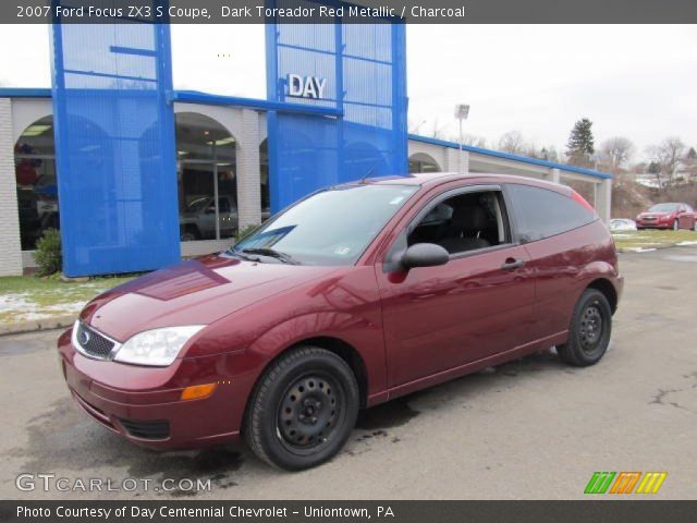 2007 Ford Focus ZX3 S Coupe in Dark Toreador Red Metallic