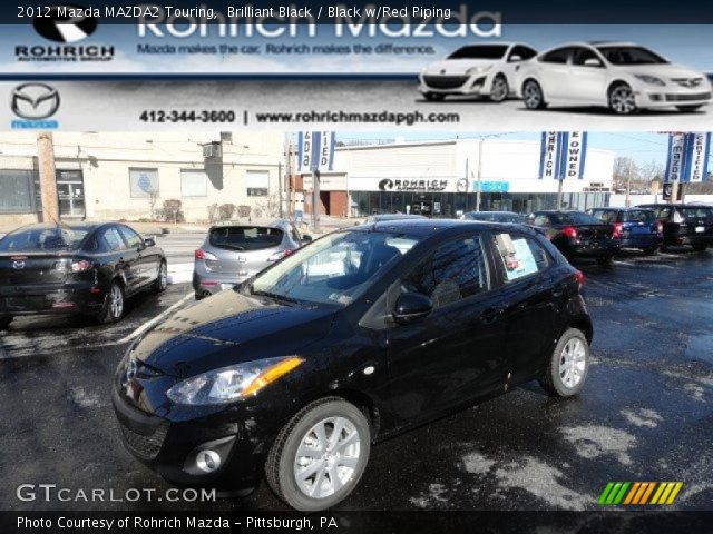 2012 Mazda MAZDA2 Touring in Brilliant Black