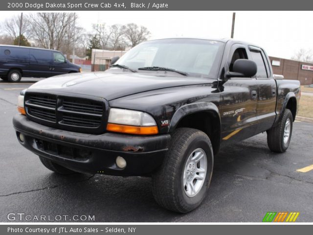 2000 Dodge Dakota Sport Crew Cab 4x4 in Black
