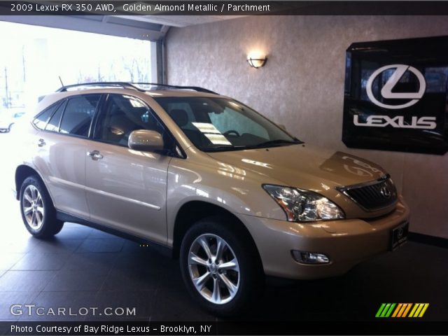 2009 Lexus RX 350 AWD in Golden Almond Metallic