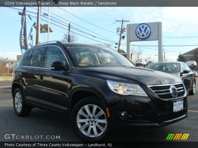 2009 Volkswagen Tiguan SE in Deep Black Metallic