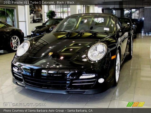 2012 Porsche 911 Turbo S Cabriolet in Black
