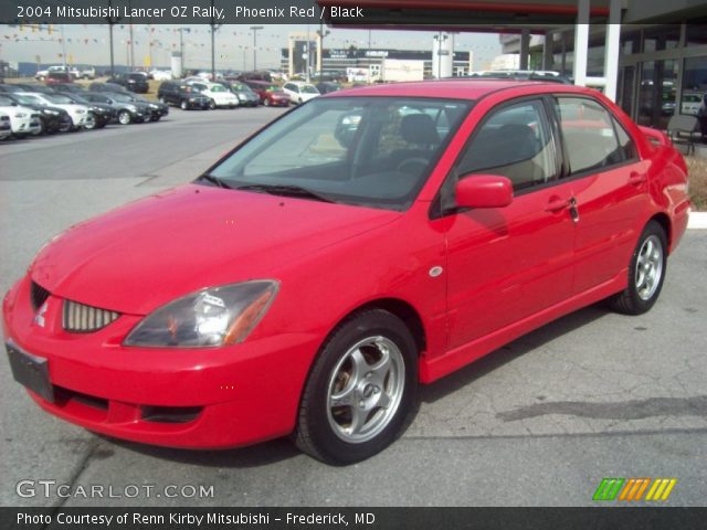 2004 Mitsubishi Lancer OZ Rally in Phoenix Red