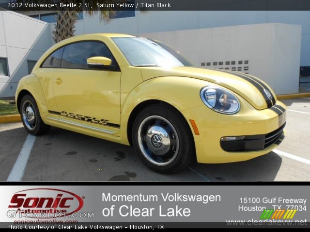 2012 Volkswagen Beetle 2.5L in Saturn Yellow