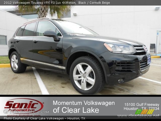 2012 Volkswagen Touareg VR6 FSI Lux 4XMotion in Black