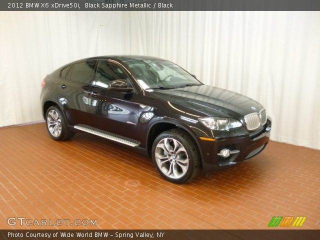 2012 BMW X6 xDrive50i in Black Sapphire Metallic