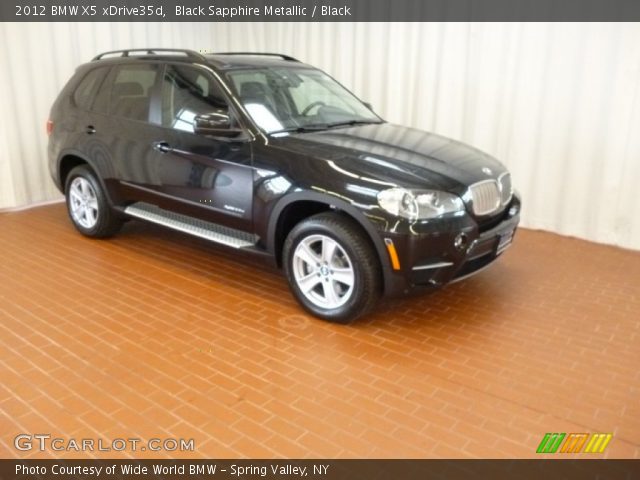 2012 BMW X5 xDrive35d in Black Sapphire Metallic