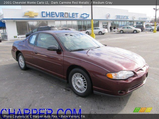 2001 Chevrolet Monte Carlo LS in Dark Carmine Red Metallic