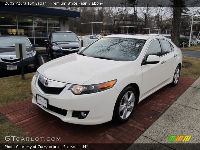 2009 Acura TSX Sedan in Premium White Pearl