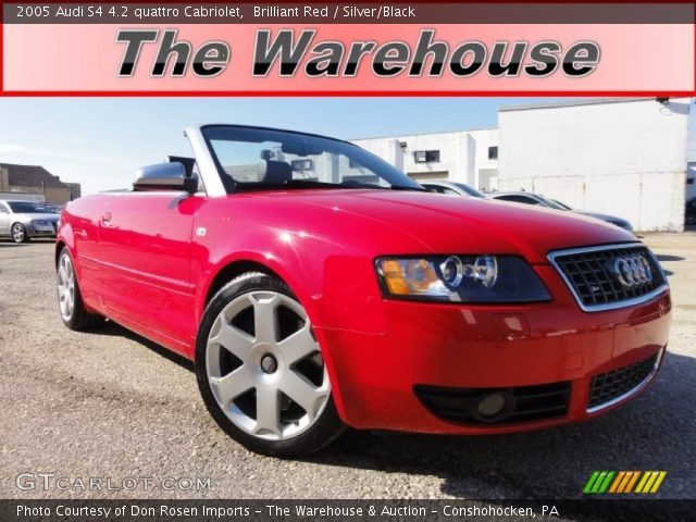 2005 Audi S4 4.2 quattro Cabriolet in Brilliant Red