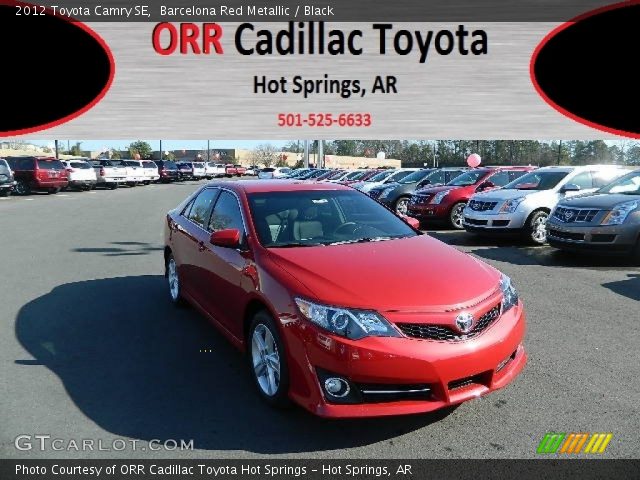 2012 Toyota Camry SE in Barcelona Red Metallic