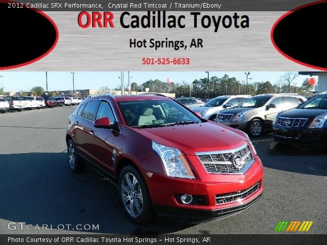 2012 Cadillac SRX Performance in Crystal Red Tintcoat