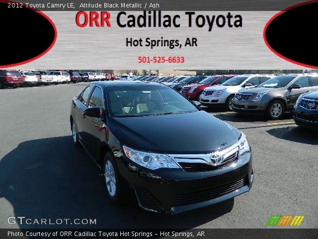 2012 Toyota Camry LE in Attitude Black Metallic