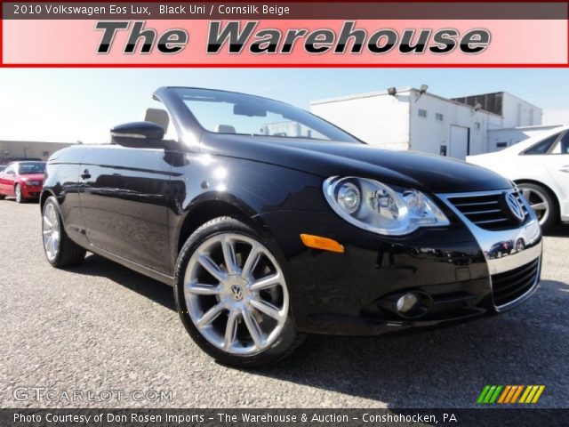 2010 Volkswagen Eos Lux in Black Uni