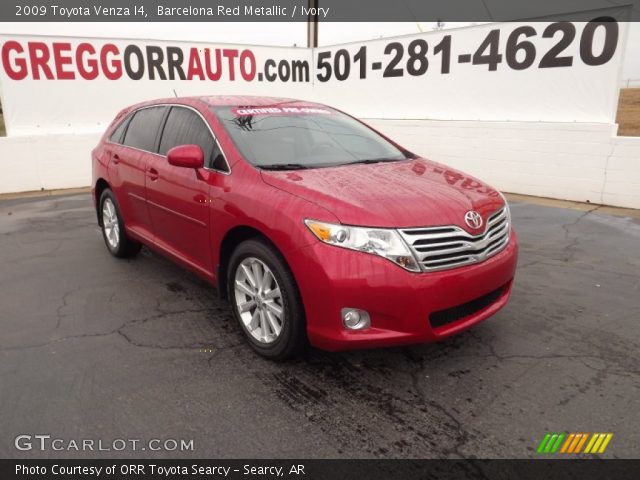 2009 Toyota Venza I4 in Barcelona Red Metallic