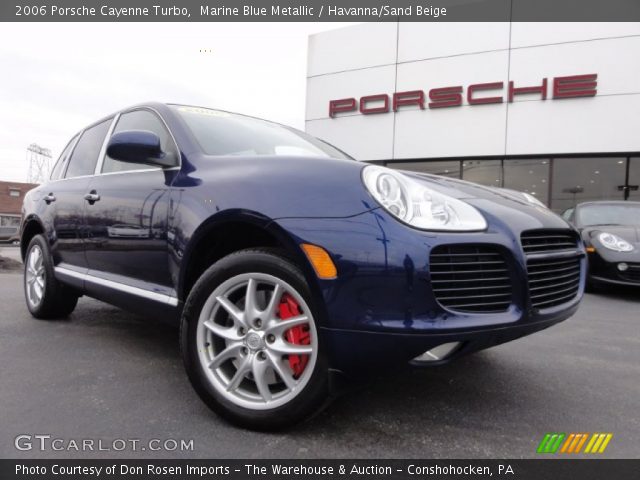 2006 Porsche Cayenne Turbo in Marine Blue Metallic