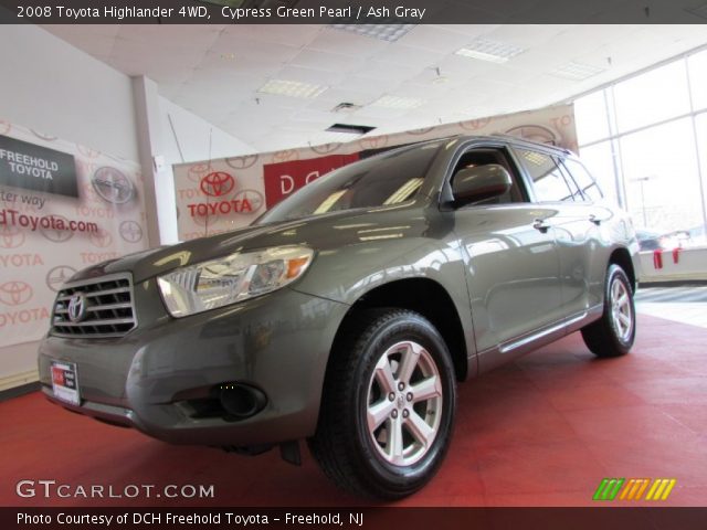 2008 Toyota Highlander 4WD in Cypress Green Pearl