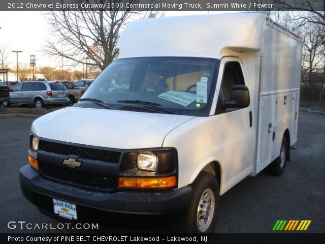 2012 Chevrolet Express Cutaway 3500 Commercial Moving Truck in Summit White
