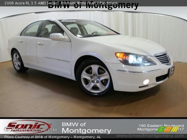2008 Acura RL 3.5 AWD Sedan in Premium White Pearl