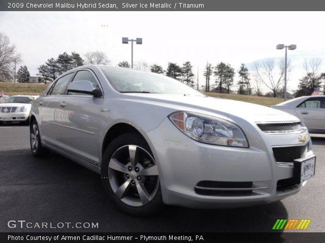 2009 Chevrolet Malibu Hybrid Sedan in Silver Ice Metallic
