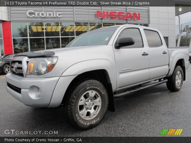 2010 Toyota Tacoma V6 PreRunner TRD Double Cab in Silver Streak Mica