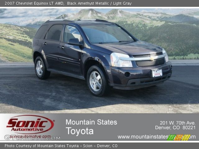 2007 Chevrolet Equinox LT AWD in Black Amethyst Metallic
