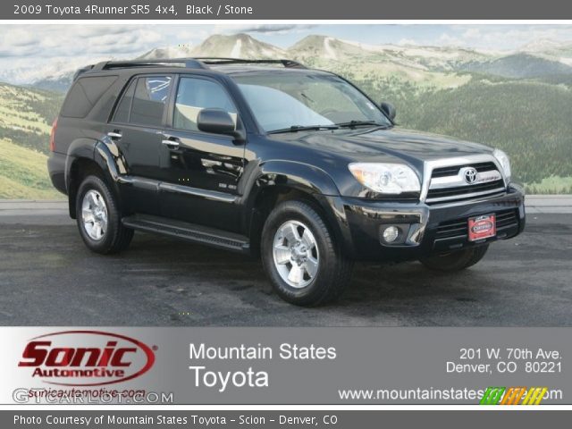 2009 Toyota 4Runner SR5 4x4 in Black